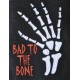 Bad to the Bone Halloween Embroidery Design